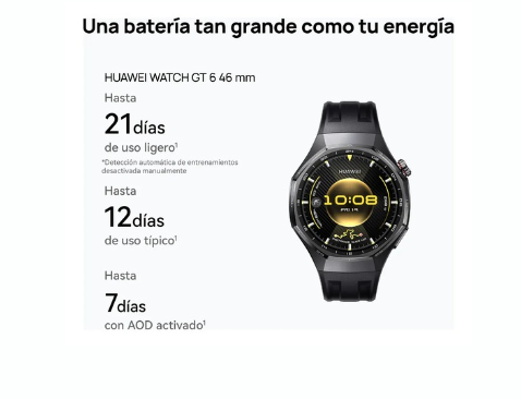 HUAWEI Watch GT 6 · 46 mm Negro - DoiexTech
