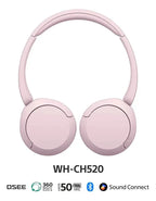 SONY WH-CH520 Rosa - DoiexTech