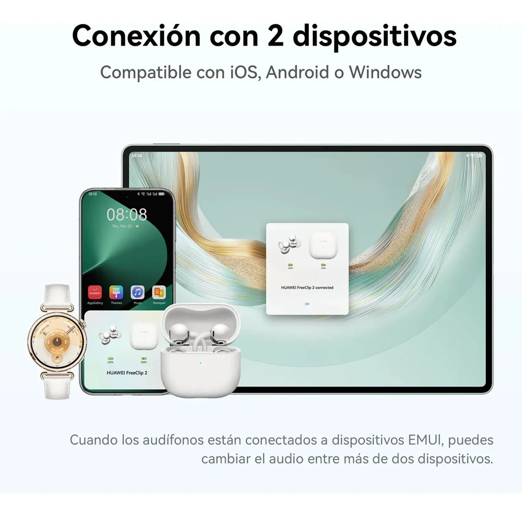 HUAWEI FreeClip 2 Blanco - DoiexTech