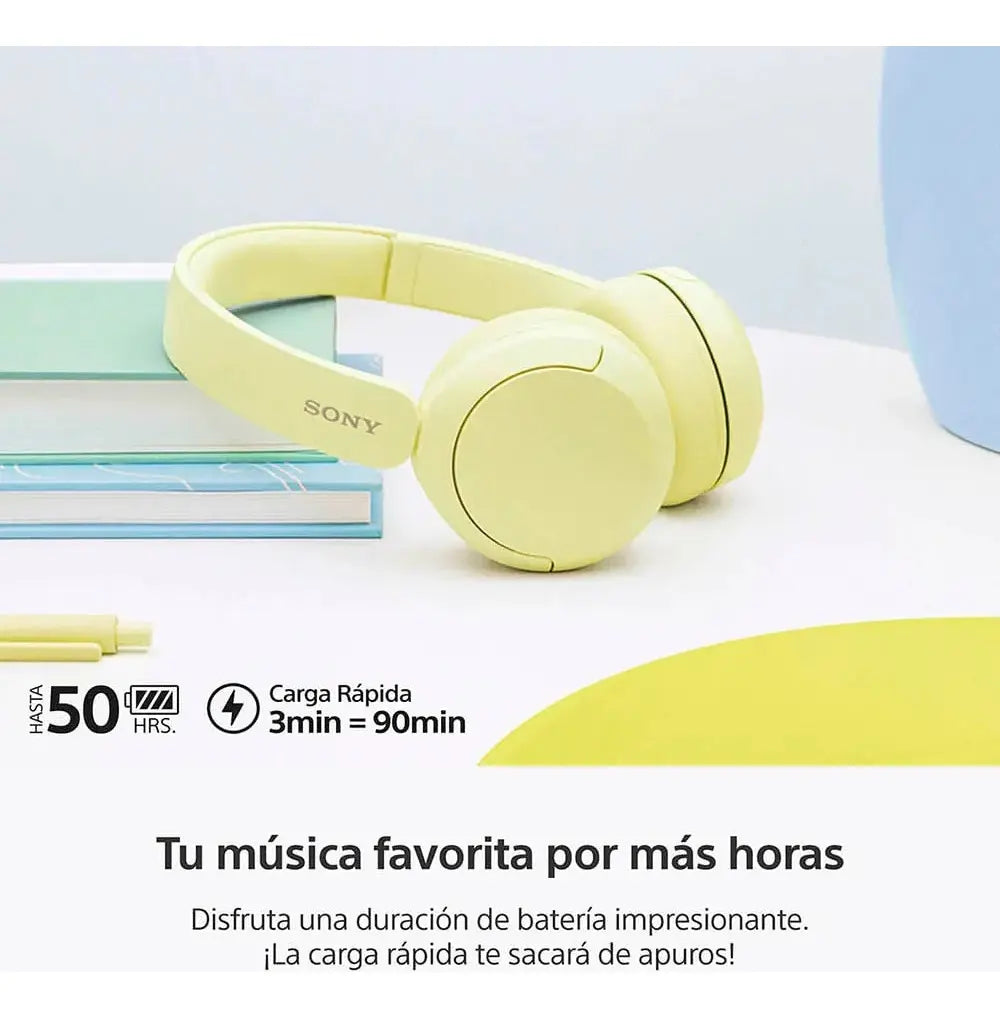 SONY WH-CH520 Amarillo - DoiexTech