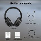Audífonos HTC HP02 ANC + ENC Bluetooth 5.3 - DoiexTech
