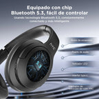Audífonos HTC HP02 ANC + ENC Bluetooth 5.3 - DoiexTech
