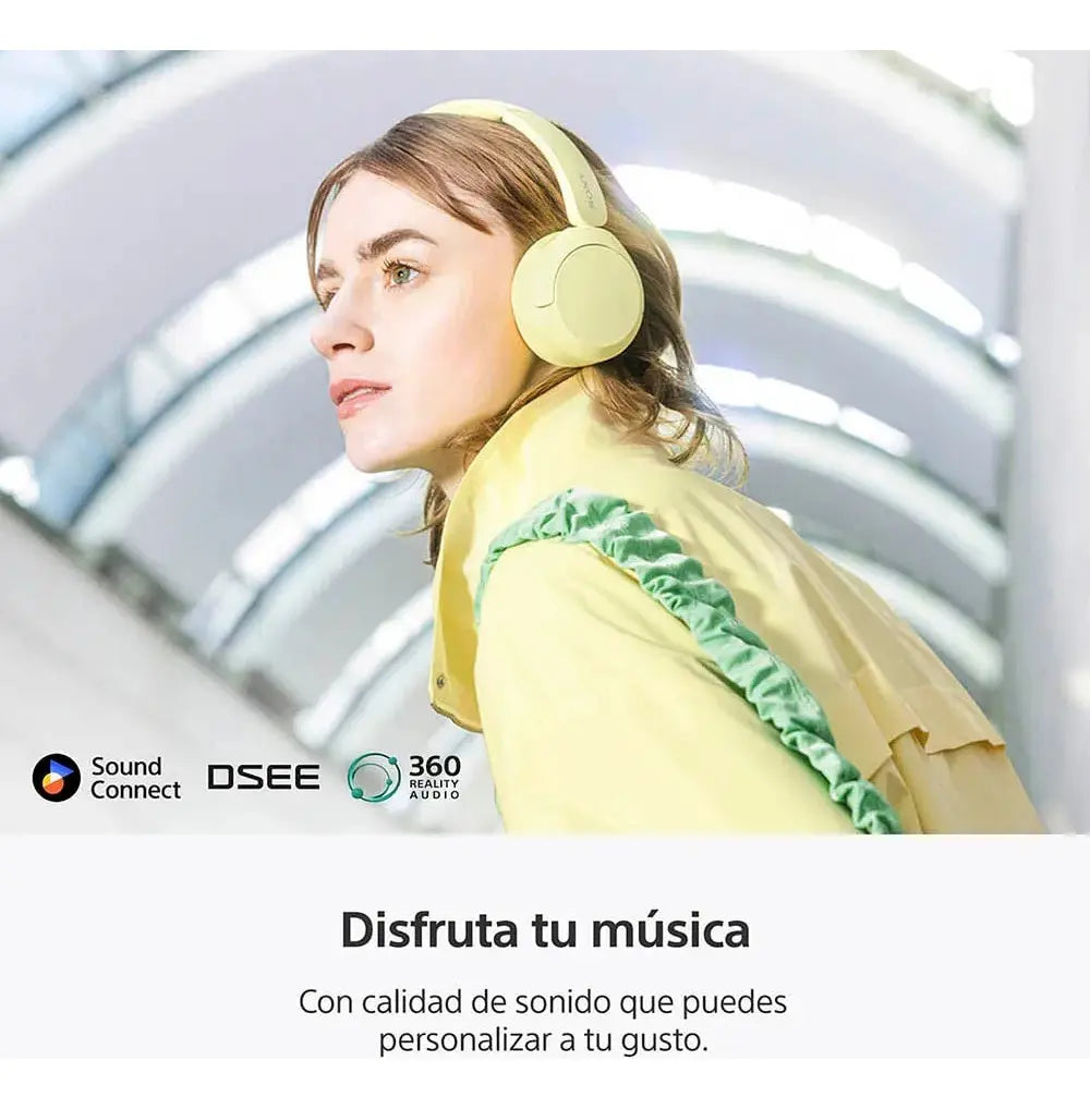 SONY WH-CH520 Amarillo - DoiexTech