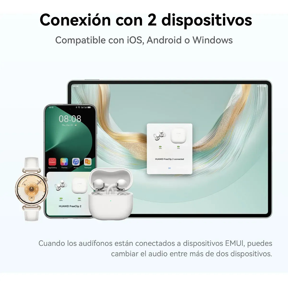HUAWEI FreeClip 2 Púrpura - DoiexTech