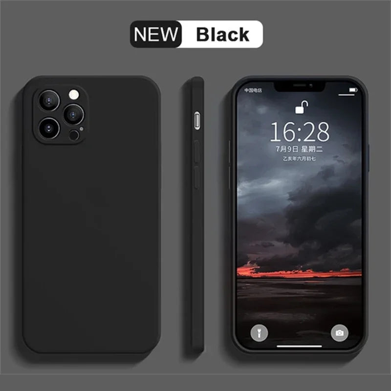 Funda de Silicona Líquida Premium para iPhone - DoiexTech