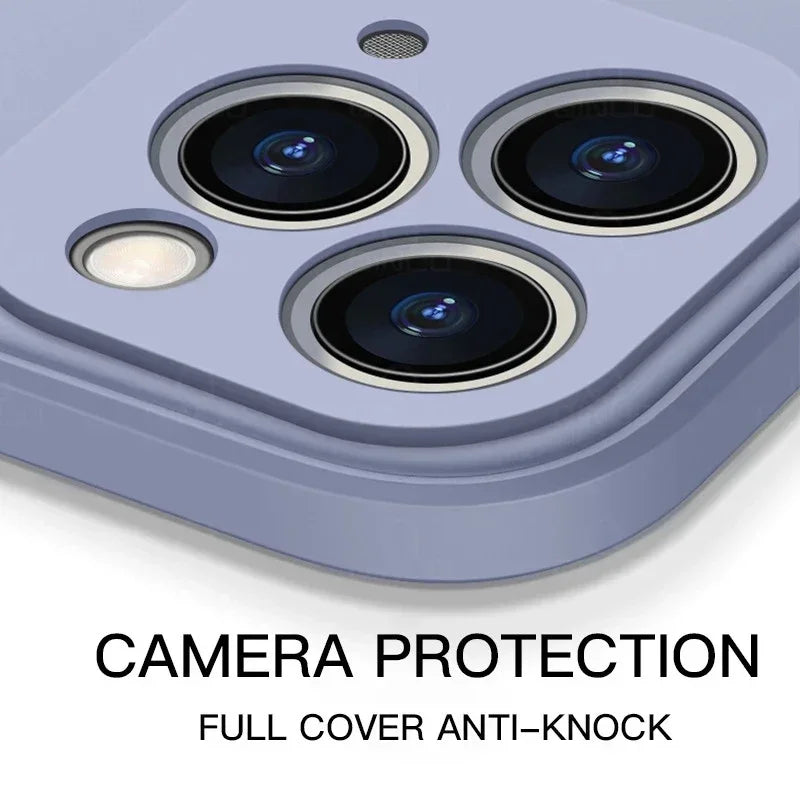Funda de Silicona Líquida Premium para iPhone - DoiexTech