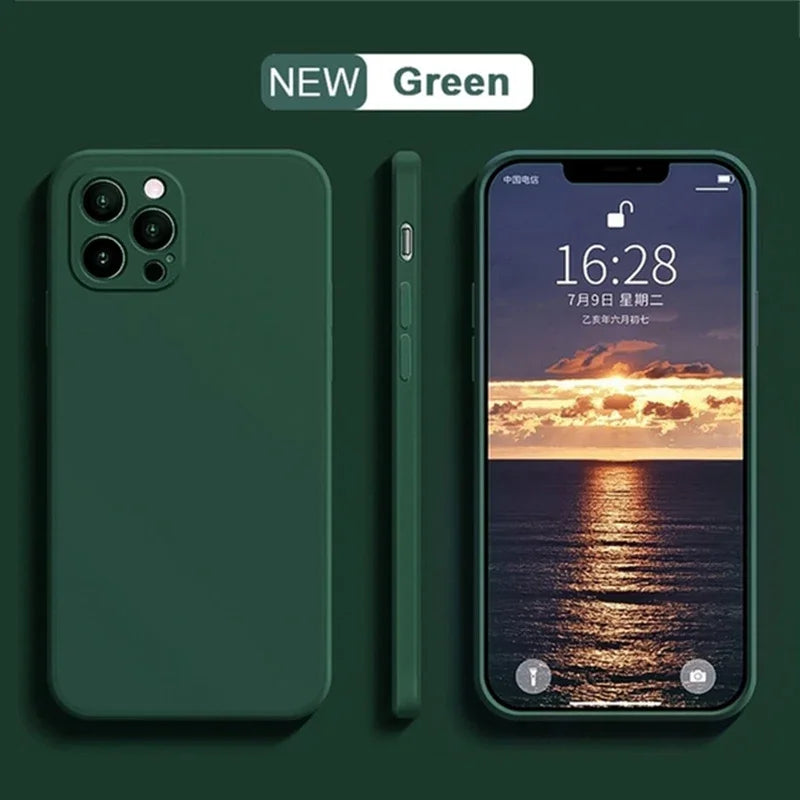 Funda de Silicona Líquida Premium para iPhone - DoiexTech