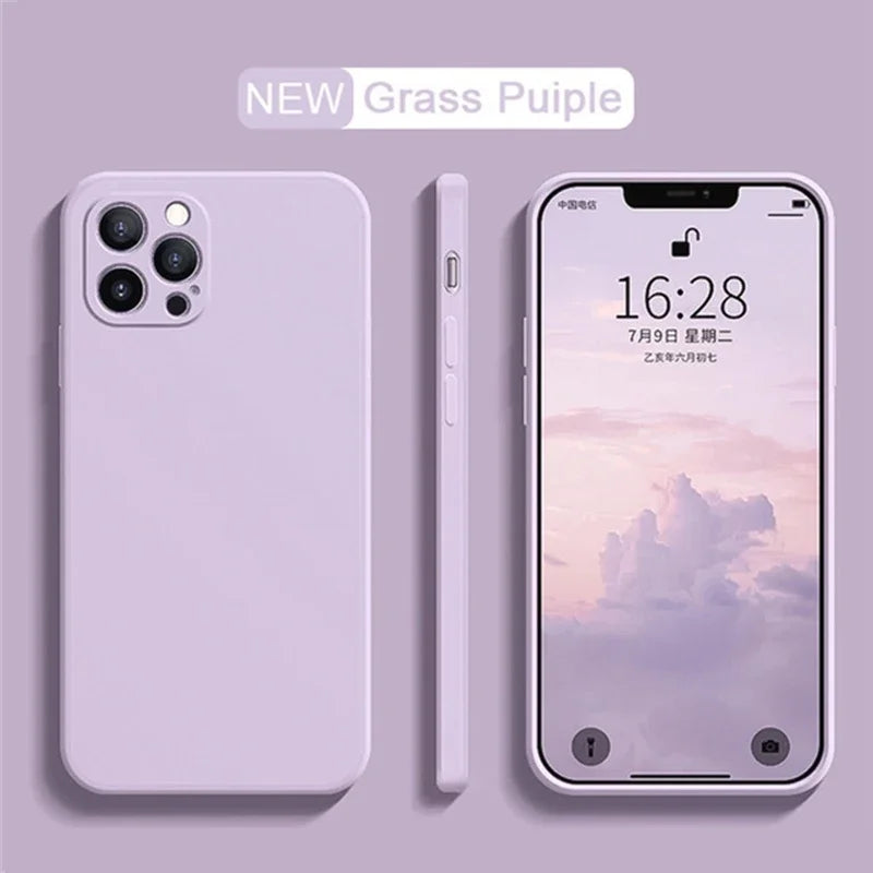 Funda de Silicona Líquida Premium para iPhone - DoiexTech