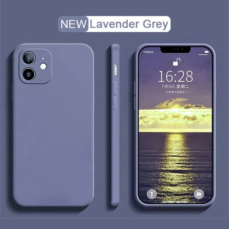 Funda de Silicona Líquida Premium para iPhone - DoiexTech