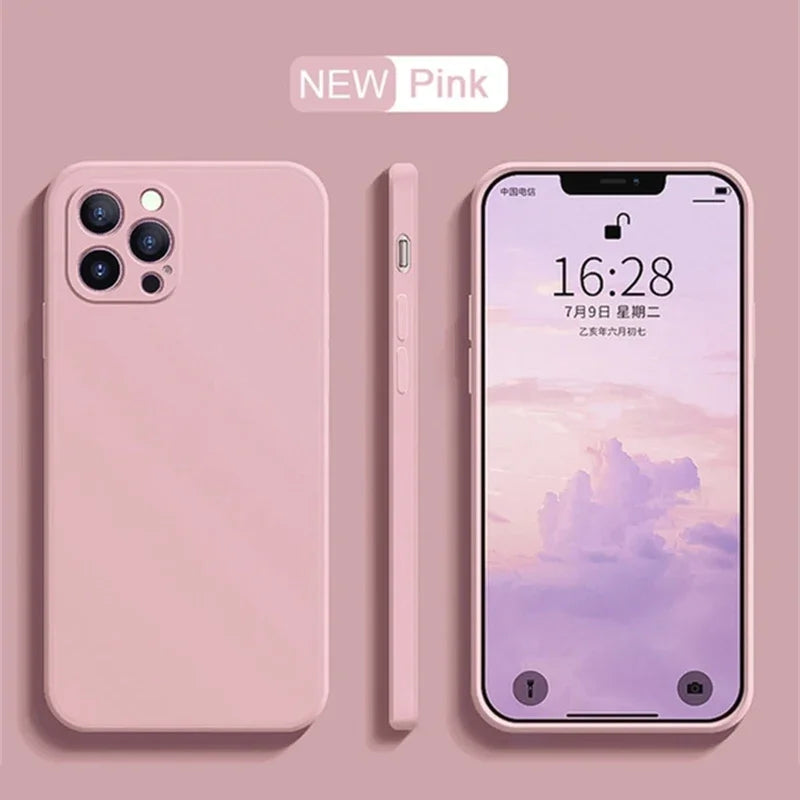 Funda de Silicona Líquida Premium para iPhone - DoiexTech